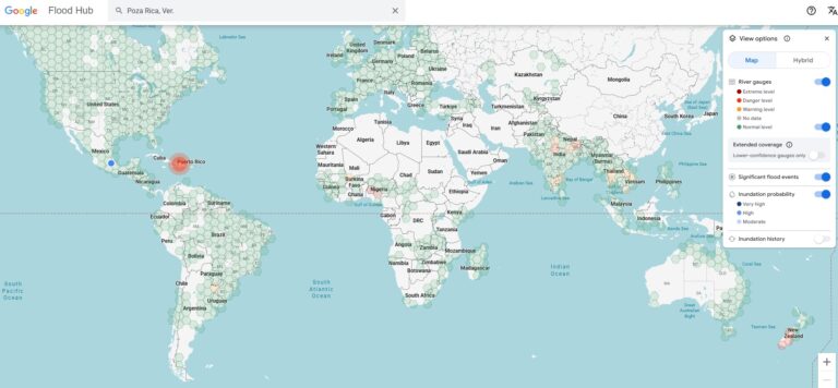 Flood Hub. La IA que predice inundaciones